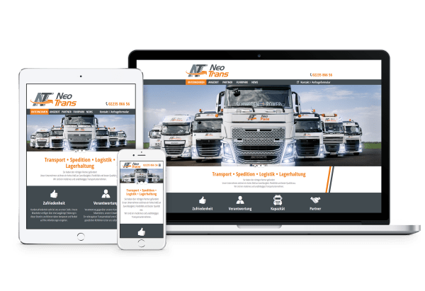 Responsive Homepage neotrans.at